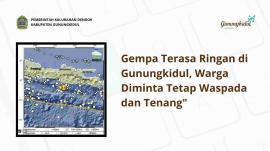 Gempa Terasa Ringan di Gunungkidul, Warga Diminta Tetap Waspada dan Tenang